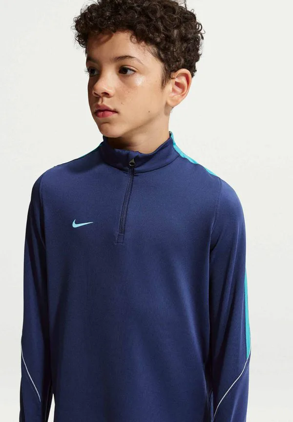 Футболка с длинными рукавами для футбольных тренировок older drifit football drill strike Nike Performance, Midnight Navy Vivid Sky Vivid Sky Vivid Sky — фото 4