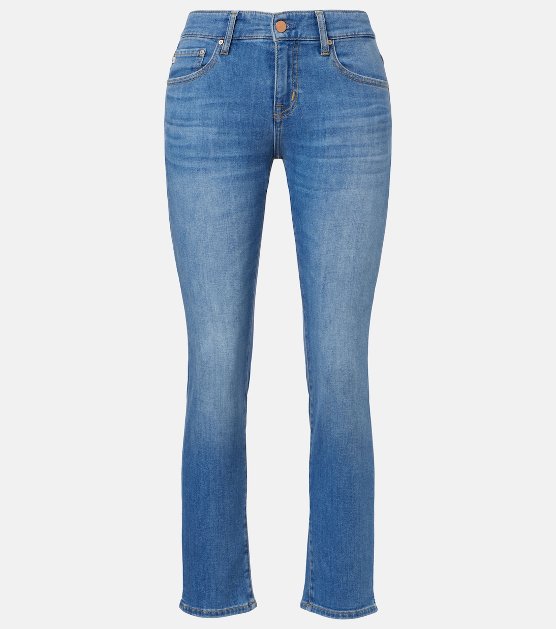 

Джинсы скинни с заниженной талией Ex-boyfriend AG Jeans, Macon
