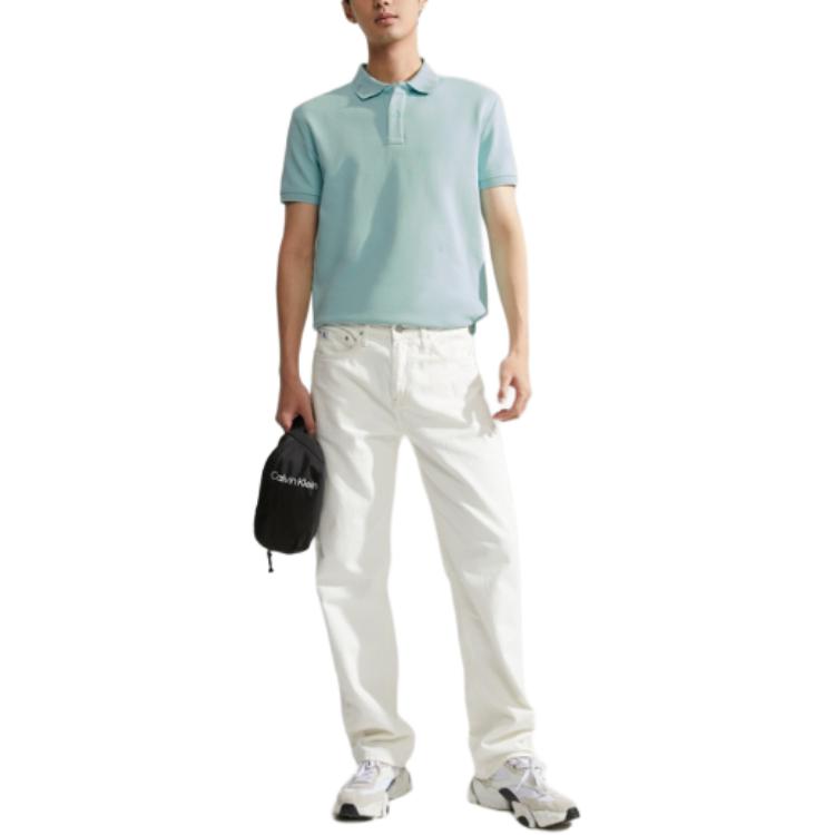 Calvin Klein Поло мужское Biquan Green — фото 3