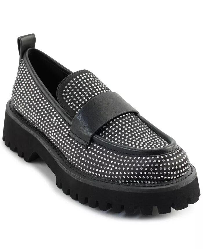 Женские мокасины Grady Almond Toe KARL LAGERFELD PARIS, черный