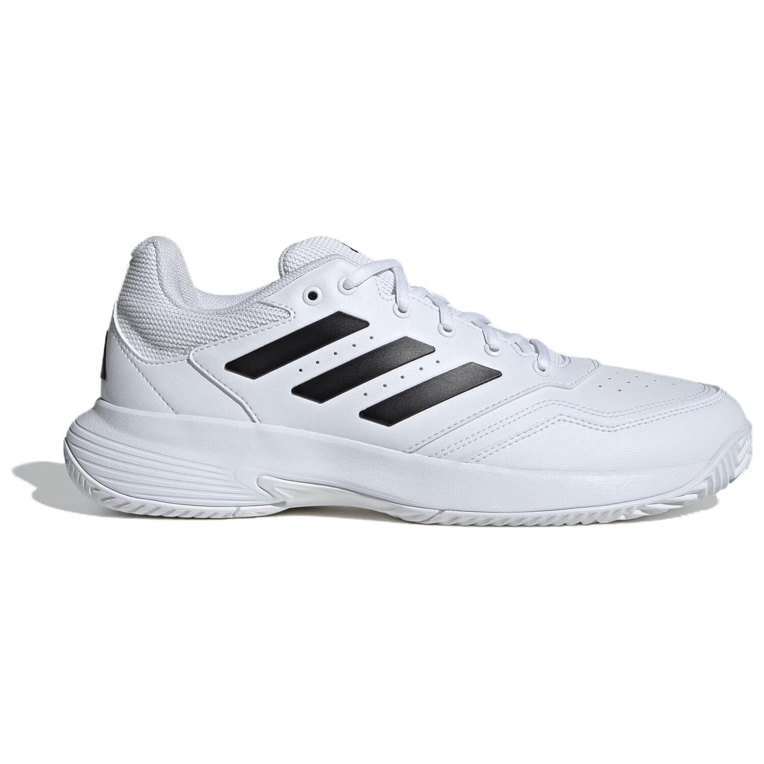 Кроссовки adidas GAMECOURT 2 Tennis Shoes Unisex Low-top White/Black, белый/черный — фото 2