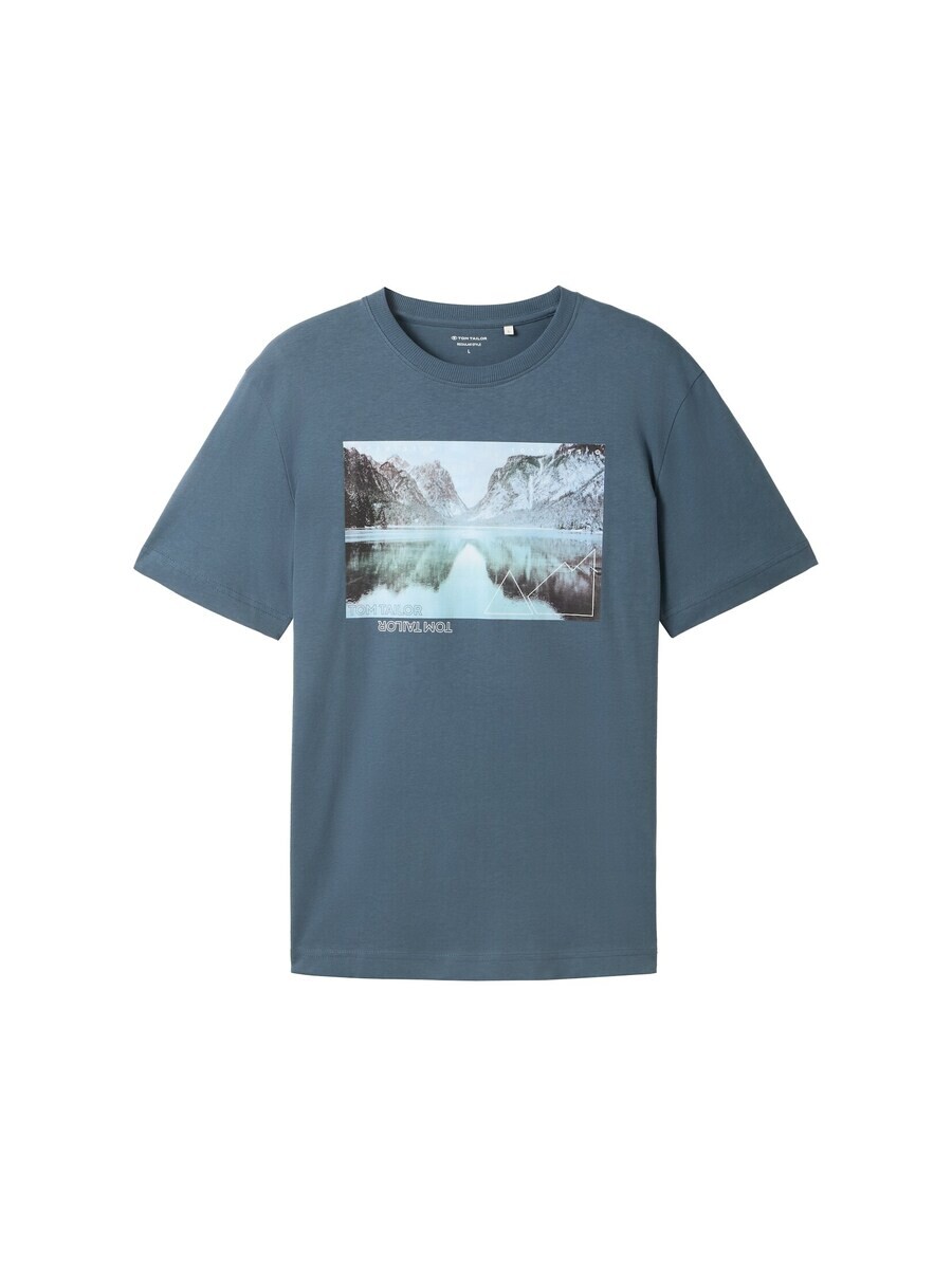 

Классическая футболка TOM TAILOR Shirt, цвет gentian/pastel blue
