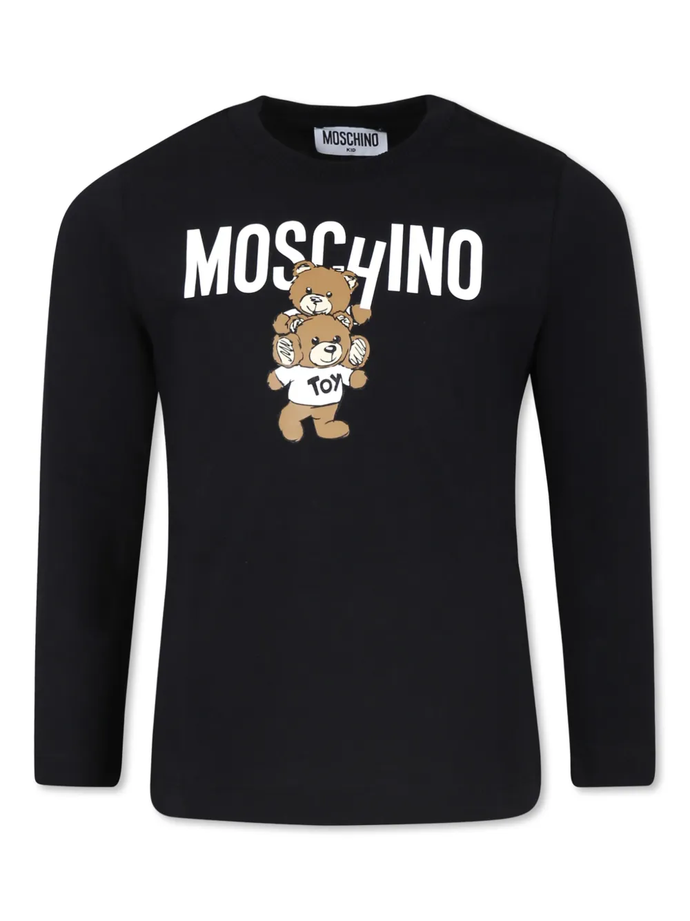 

Толстовка с логотипом Moschino Kids, черный
