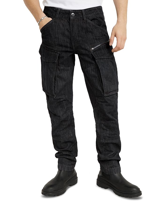 

Джинсы-карго Rovic Zip 3D с покрытием цвета потертый монолит G-STAR RAW, черный