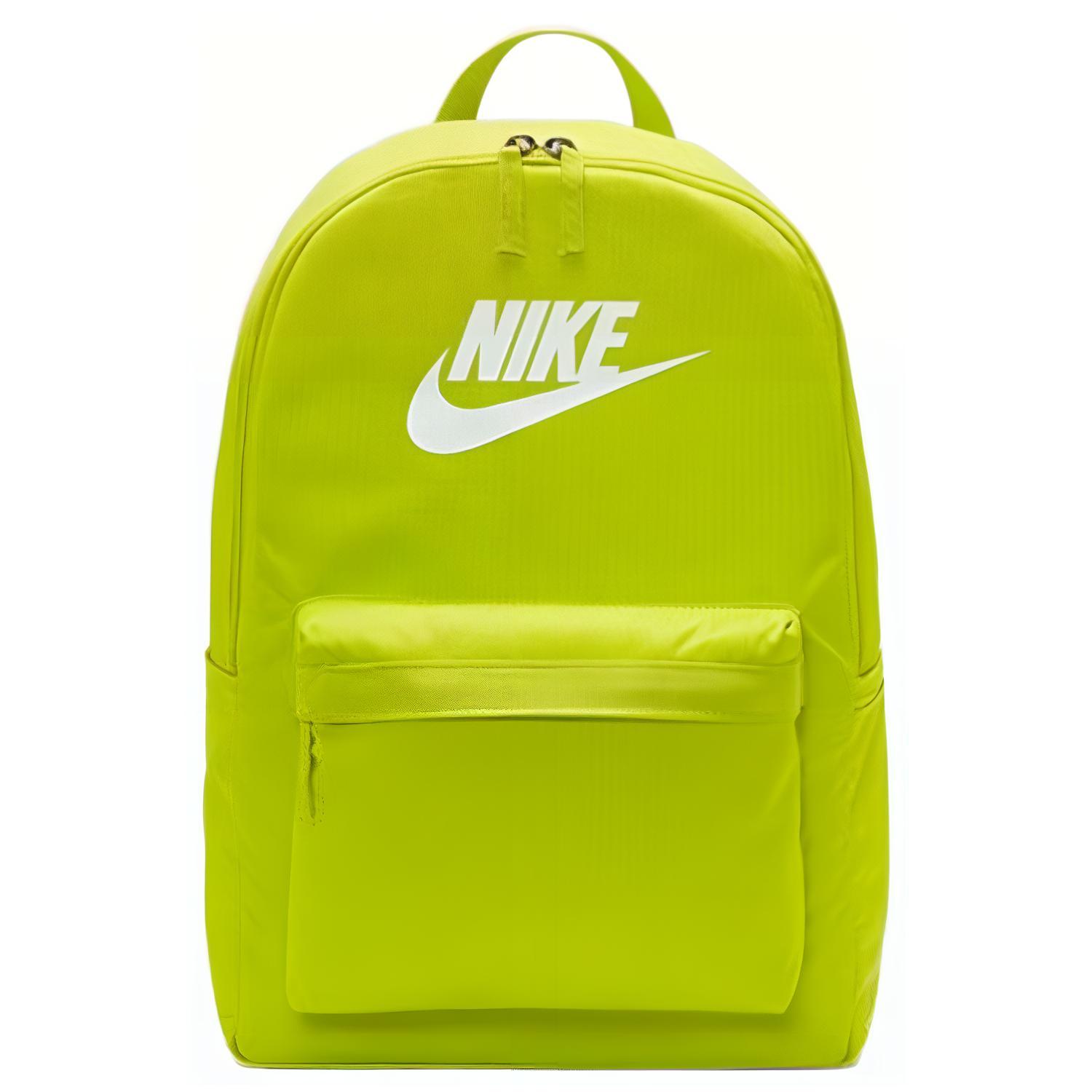 

Nike Тканевый рюкзак, обычный, унисекс, зеленый, желтый