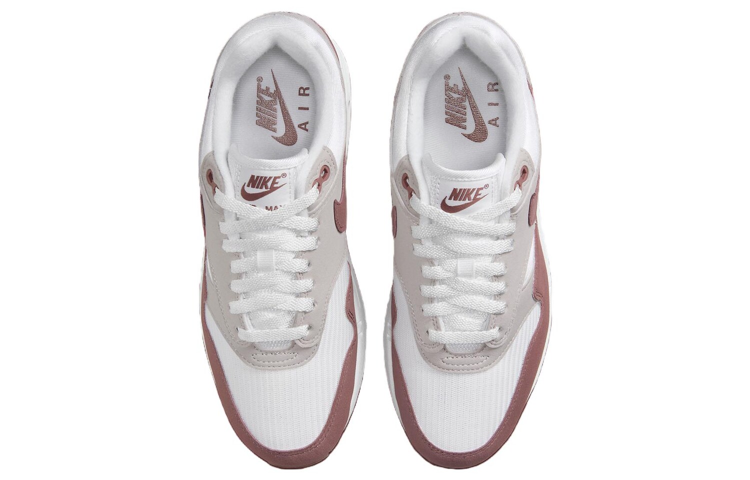 Женская повседневная обувь Nike Air Max 1, White/Gray — фото 4