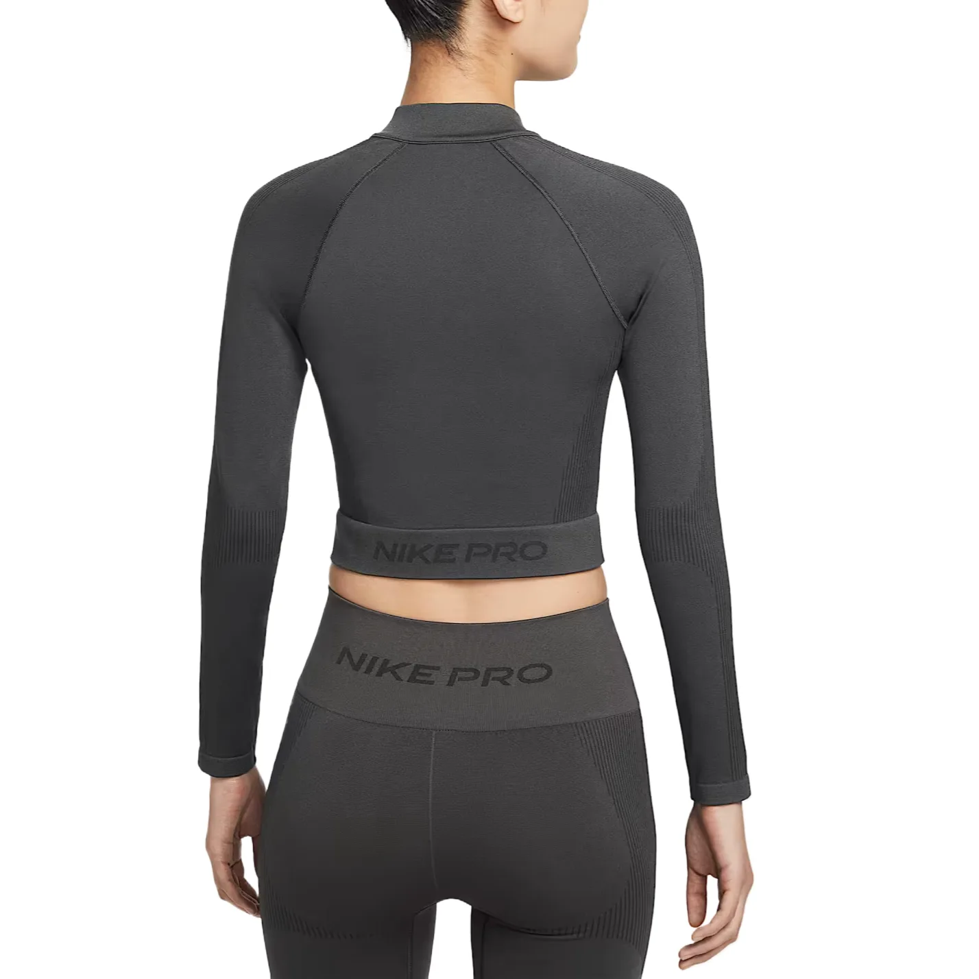 Nike Fitness Clothing Women's Dark Smoke Gray Moderate — фото 3