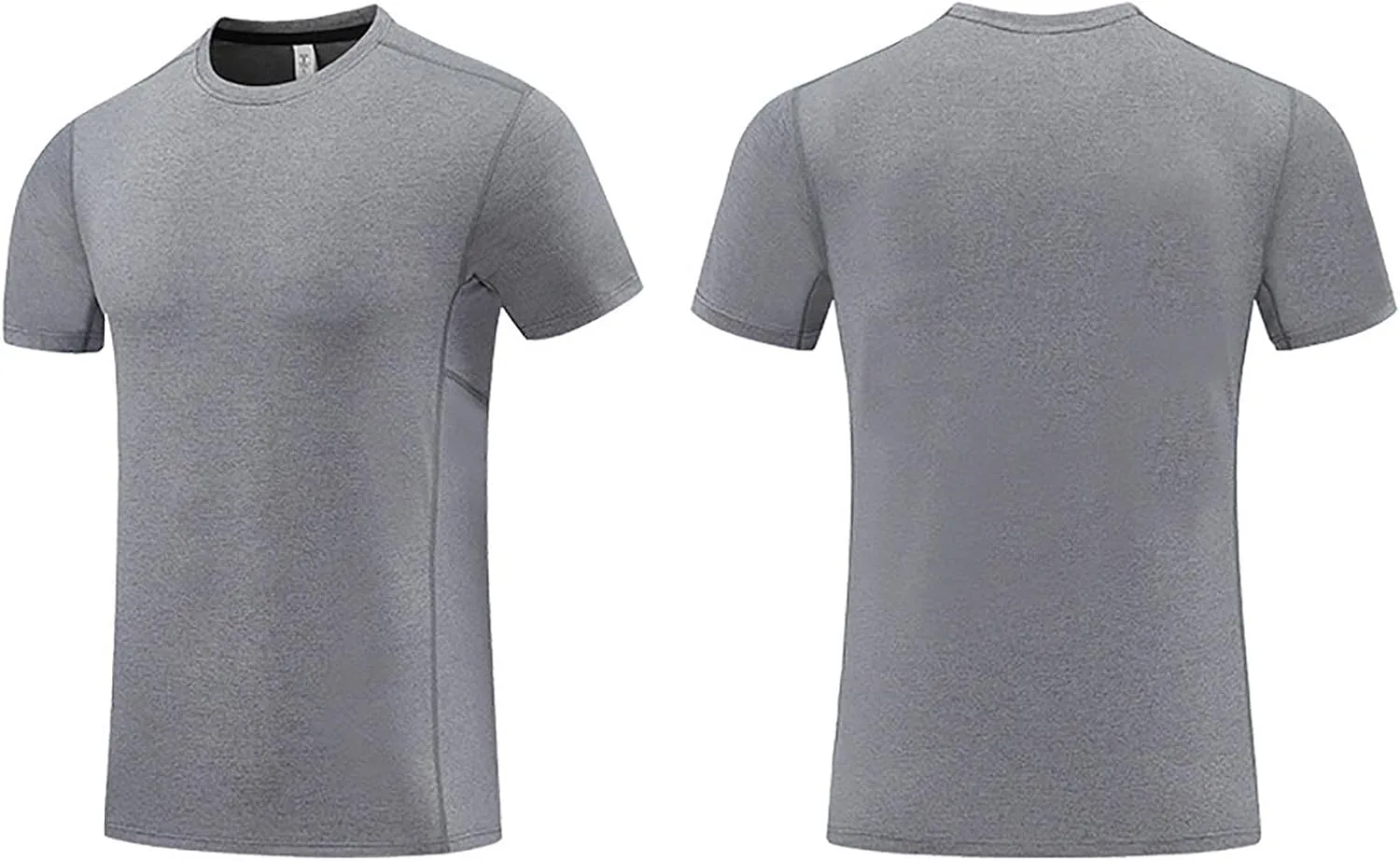 Мужская футболка для бега и тренировок, летняя, Slim Fit — фото 2