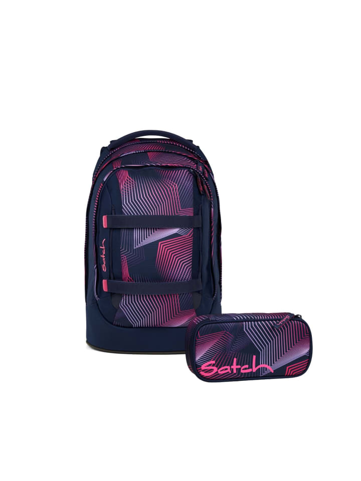 

Satch Набор школьных рюкзаков PACK Seismic Pink, 2 предмета, фиолетово-розовый