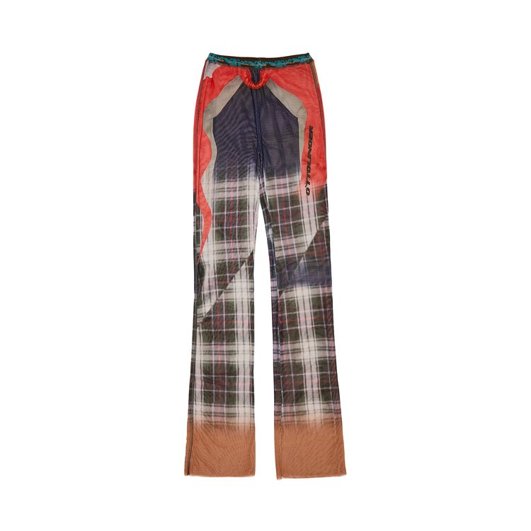 

Брюки Ottolinger Mesh Pants 'Surf Plaid Print', синий