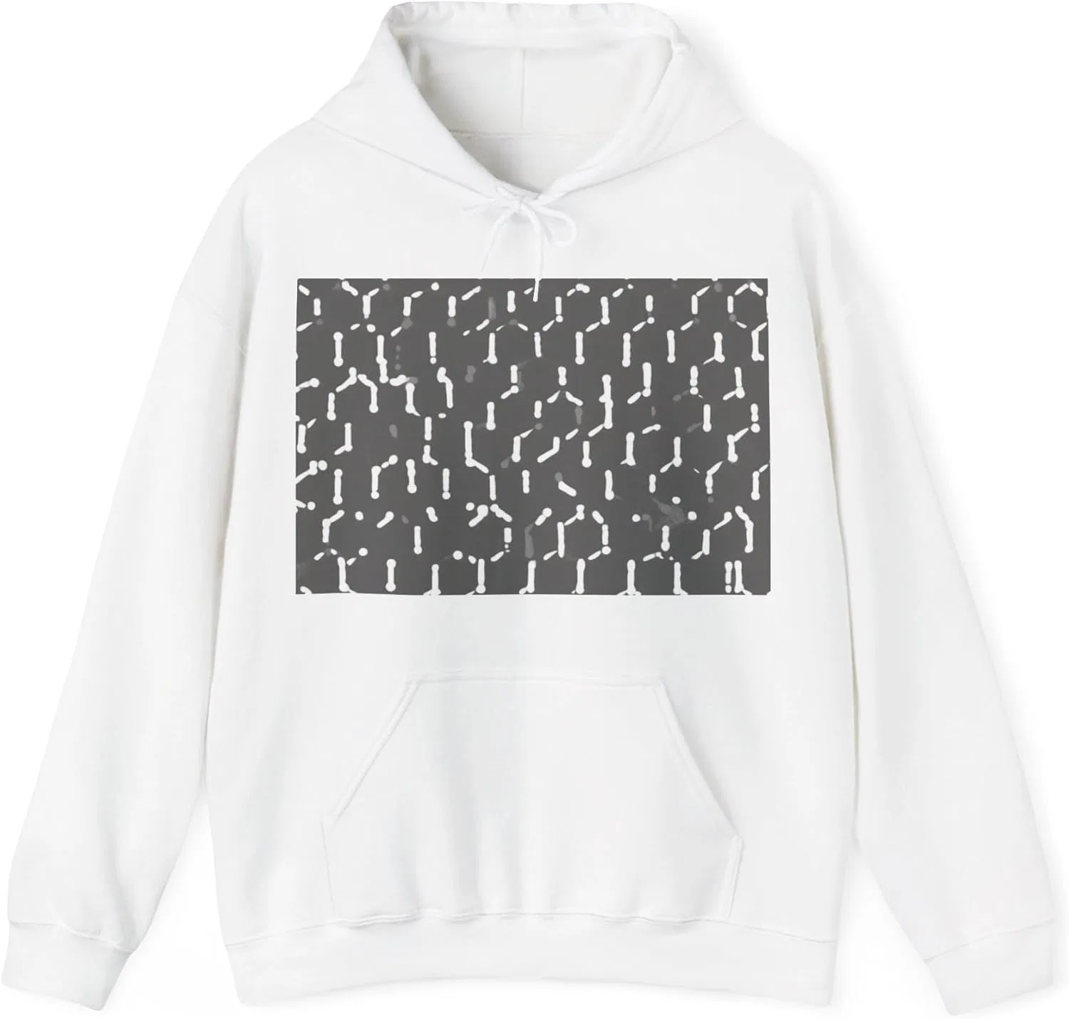 Худи с капюшоном, unisex, Gildan, White