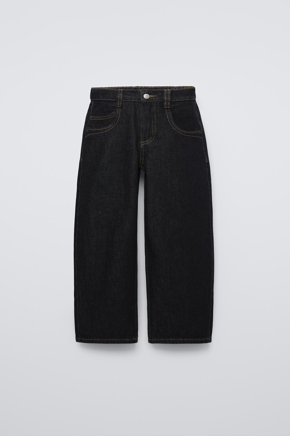 

Джинсы мешкового покрытия ZARA, черный