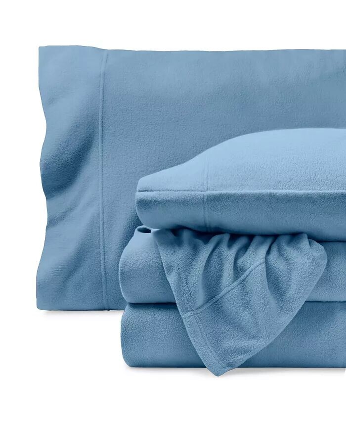 

Комплект простыней из флиса Bare Home, синий
