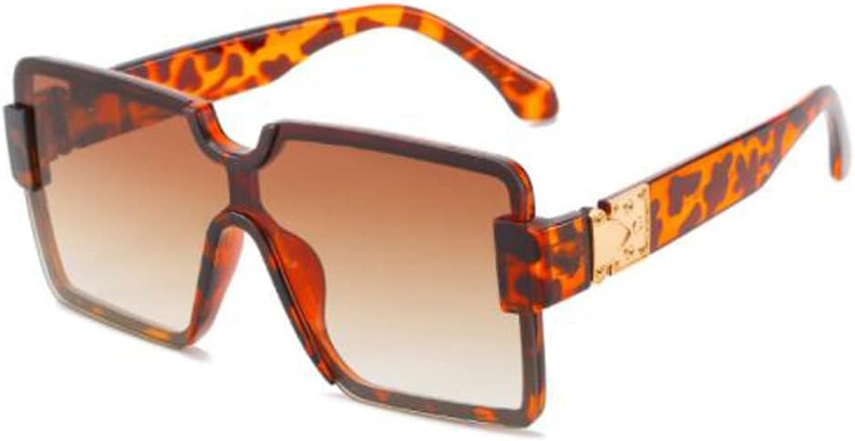 

Квадратные солнцезащитные очки с защитой от УФ-излучения для мужчин и женщин, с большой оправой и соединенными линзами морского типа (цветок фасоли) Weloveushop, Bean Flower