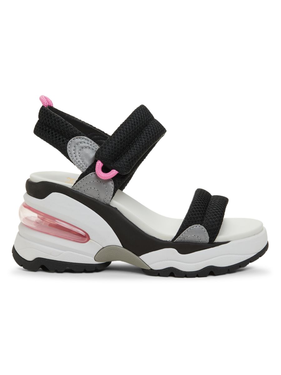 Босоножки на платформе Ash Doxa Colorblock Ash, цвет Black Pink Multi