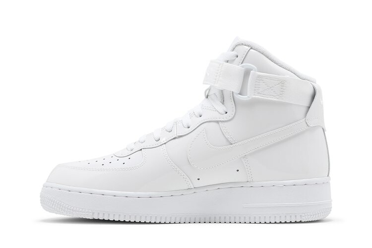 Кроссовки Nike Air Force 1 High QS 'Sheed Triple White', белый — фото 3