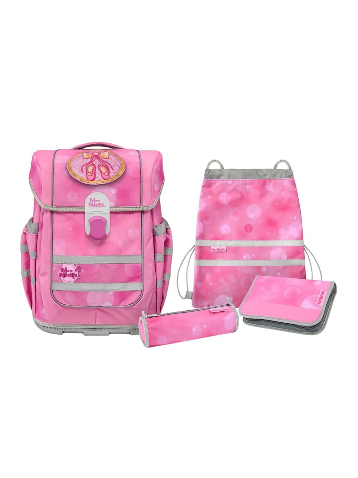 

McNeill Набор школьных сумок McOcean из 5 предметов, дизайн для девочек, розовый