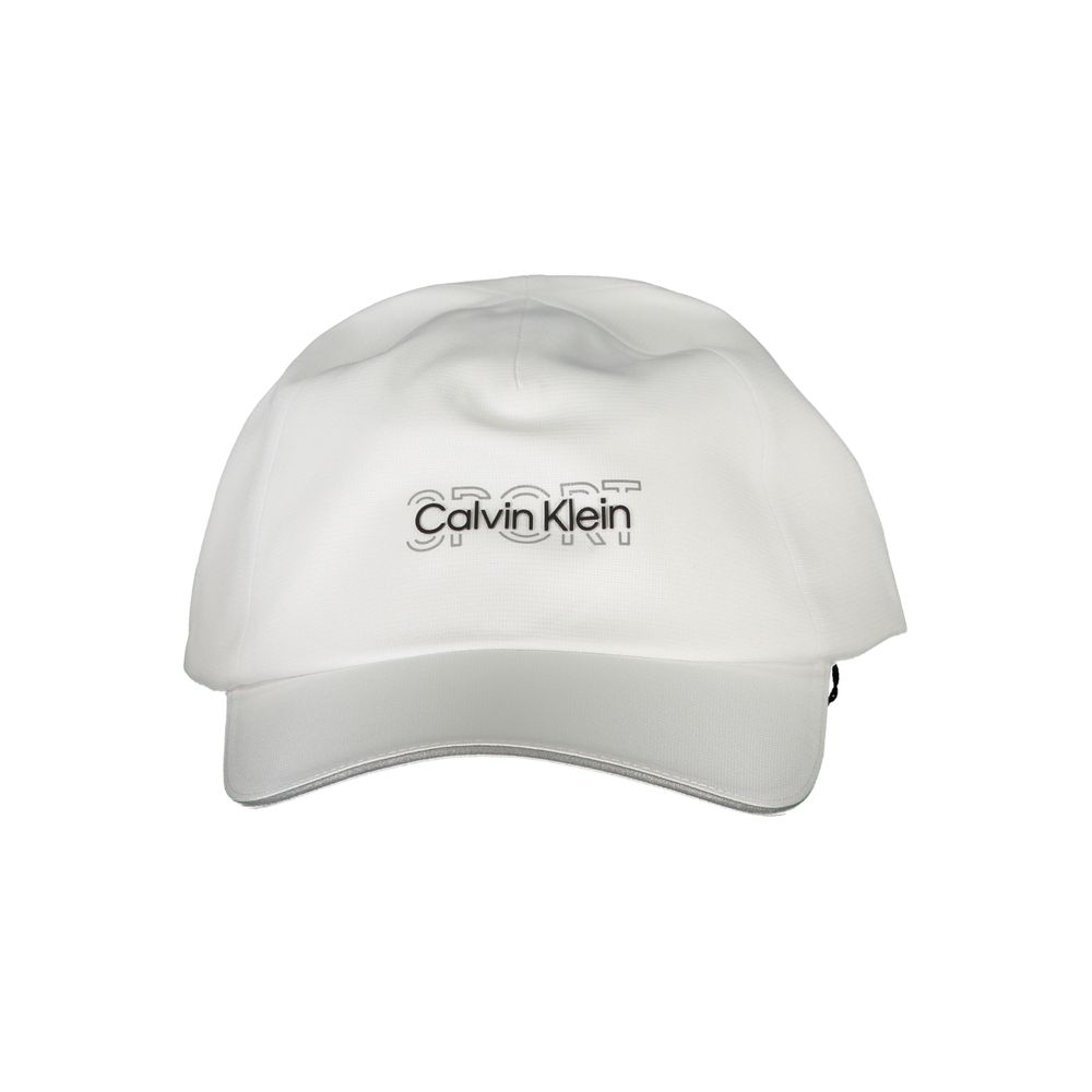 

Белые хлопковые шапка и кепка Calvin Klein