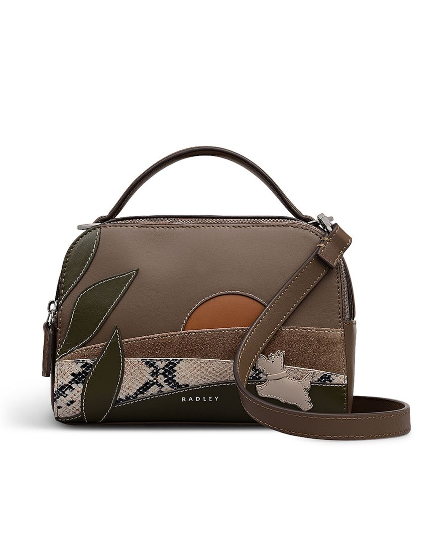 

Сумка через плечо Over The Hills Small Ziptop Crossbody Bag Radley London, Coffee