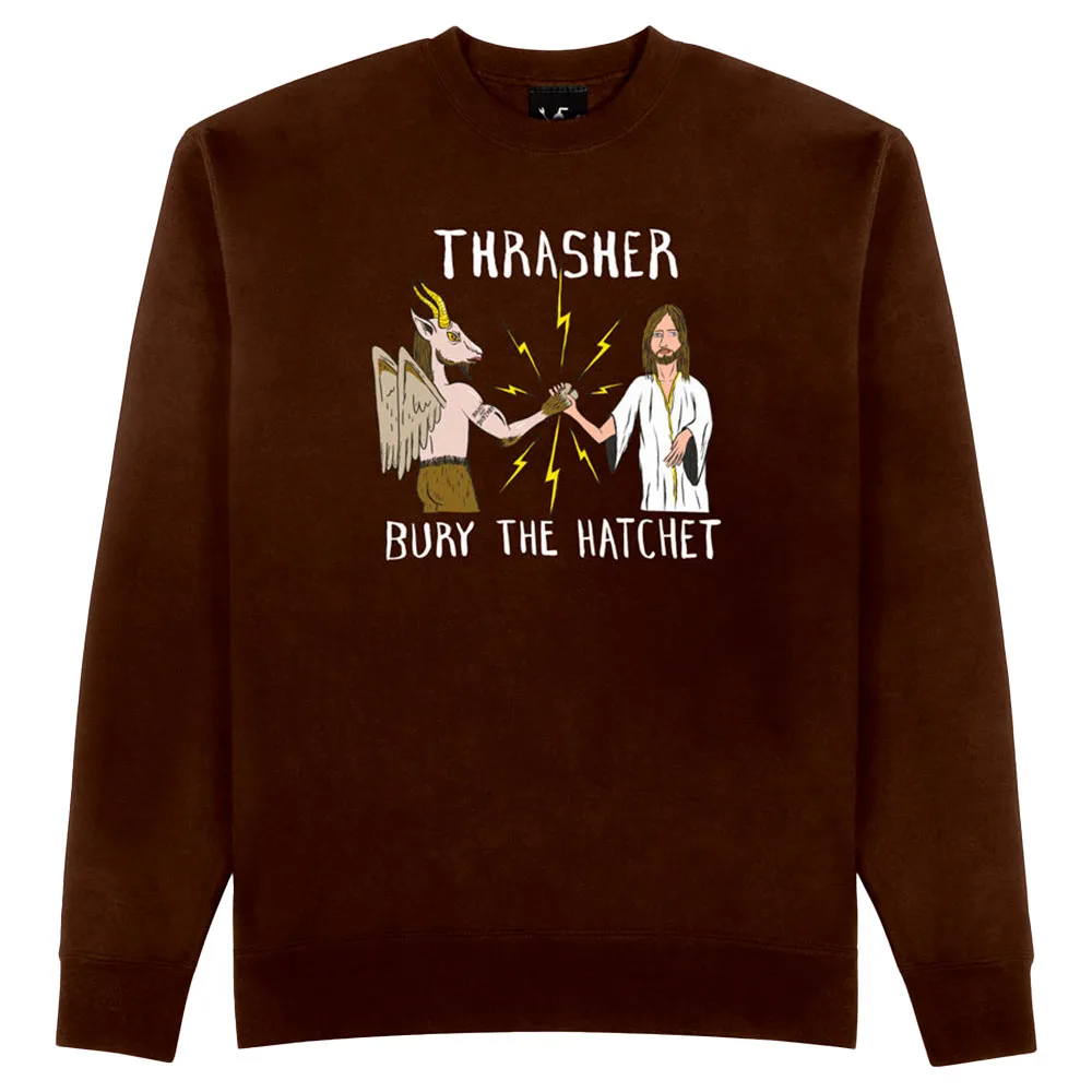 

Толстовка Thrasher B.t.h, коричневый