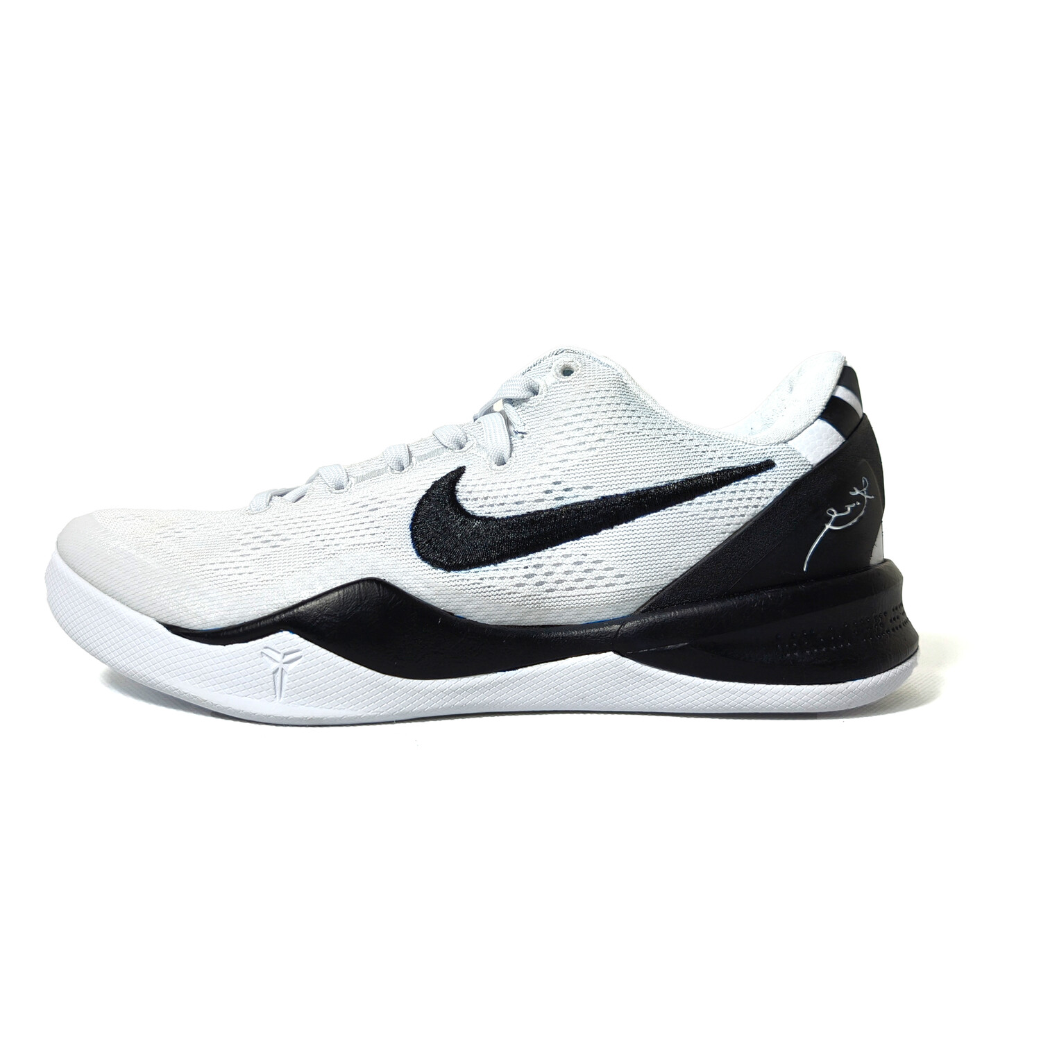 

Баскетбольные кроссовки Kobe 8 унисекс с низким верхом белые/черные Nike