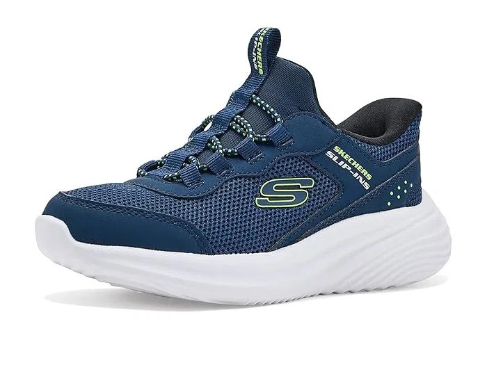 Кроссовки с технологией Hands Free Slip-Ins Bounder Pro 404208L SKECHERS KIDS, Navy