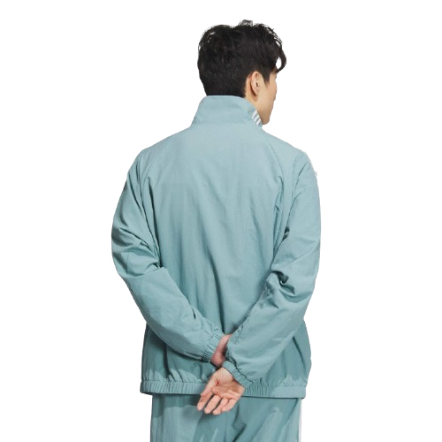 Спортивная куртка Adidas 3-Stripes Woven TrackJacket 'Blue White' — фото 3
