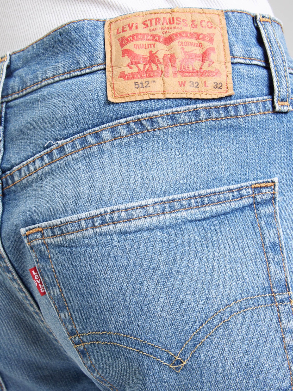 LEVI'S  Джинсы '512 Slim Taper Jeans' в синем дениме, Slim fit — фото 2