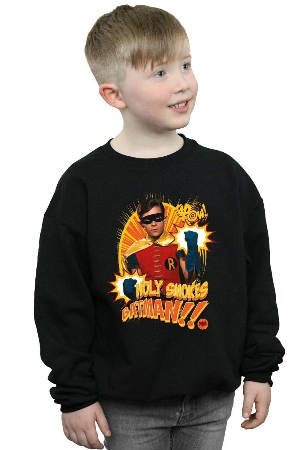 

Толстовка Holy Smokes из сериала Бэтмен DC Comics, черный