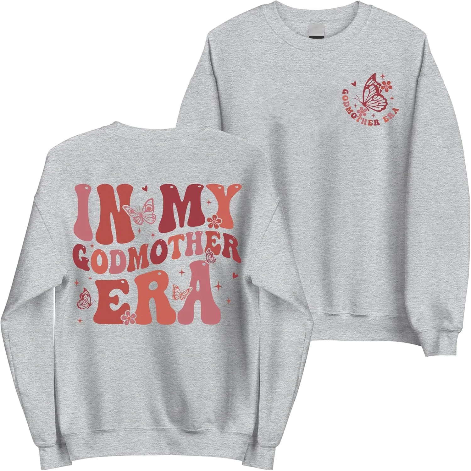 

Свитшот My Godmother Era с двусторонним принтом Groovy Graphic MadalenStore