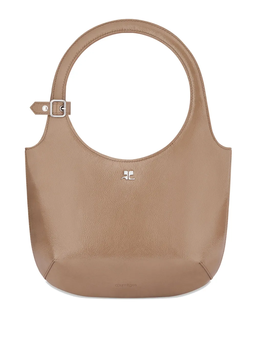 

Сумка на плечо Holy с круглой ручкой Courrèges, коричневый