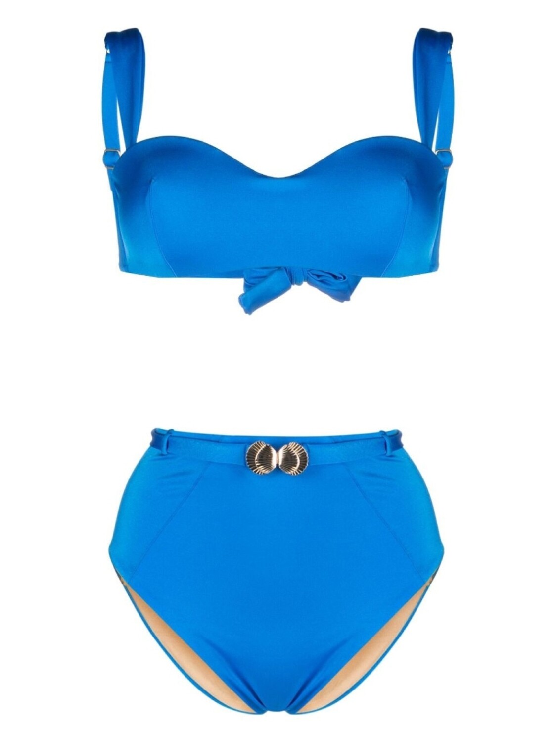 

Noire Swimwear бикини с топом бандо, синий