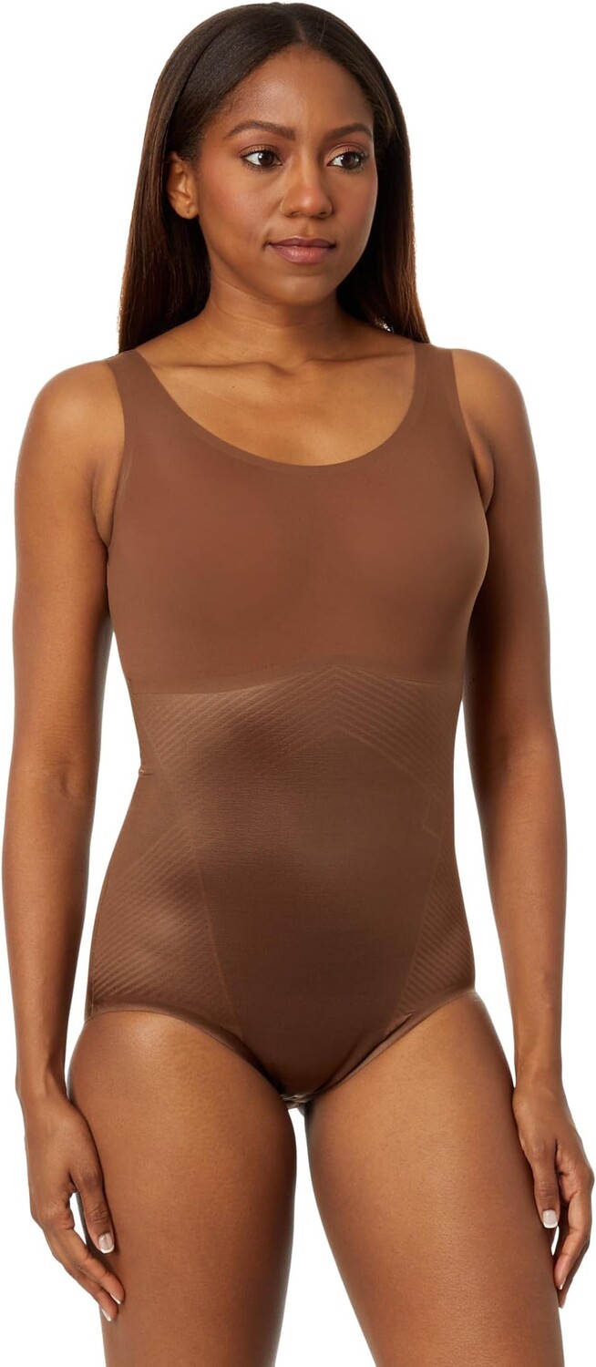 

Боди Thinstincts 2.0 Tank Panty Spanx, каштановый