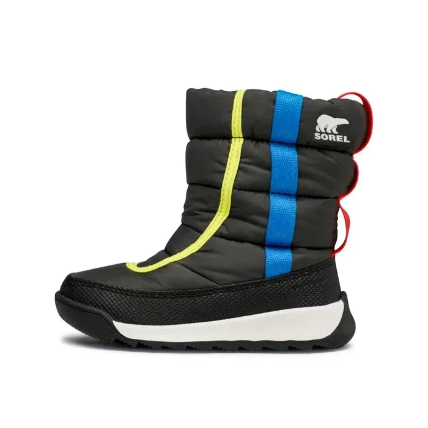 Детские водонепроницаемые зимние ботинки Sorel Whitney II Puffy Jet Black — фото 3
