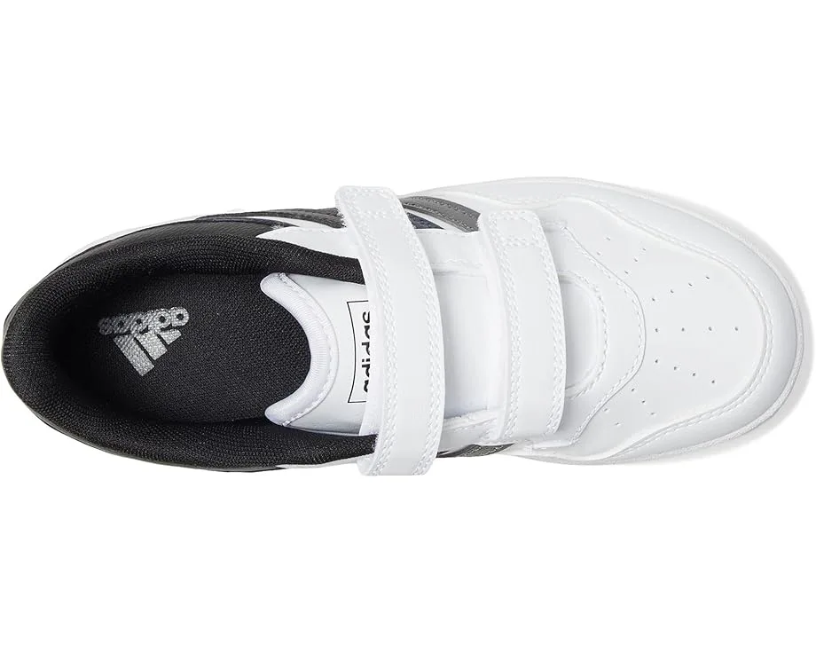 Кроссовки Adidas Kids Hoops 4.0 Shoes (Little Kid), White/Black/Shadow Navy — фото 2
