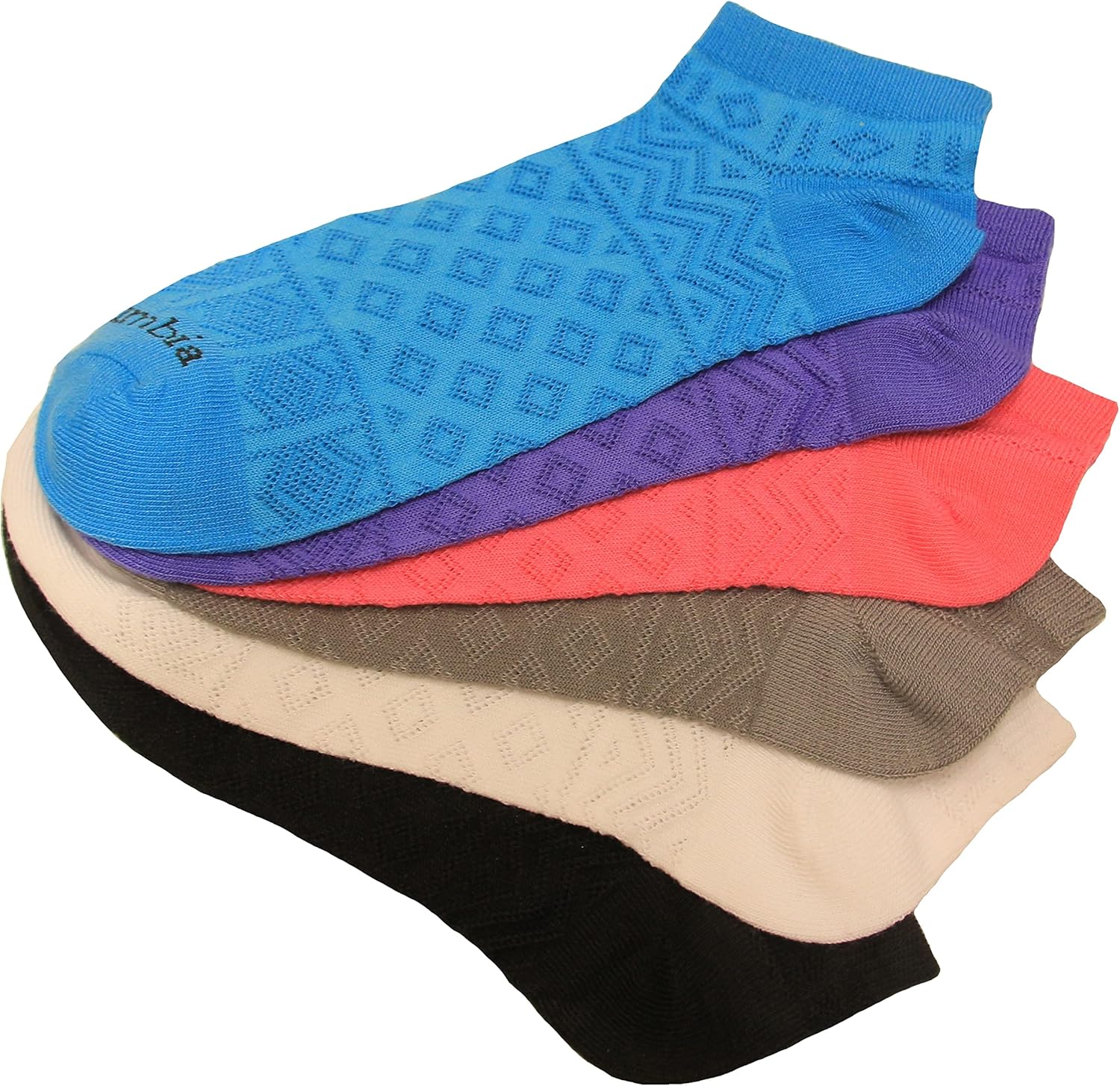 

Женские сетчатые носки Columbia, 6 пар, невидимые для глаз, Atoll Assorted