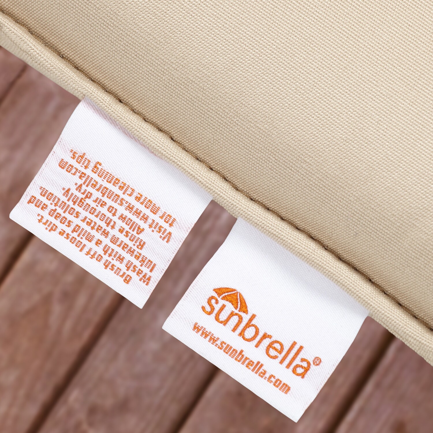 

Квадратная напольная подушка Sunbrella Sorra Home 24 x 24 x 5 дюймов, бежевый