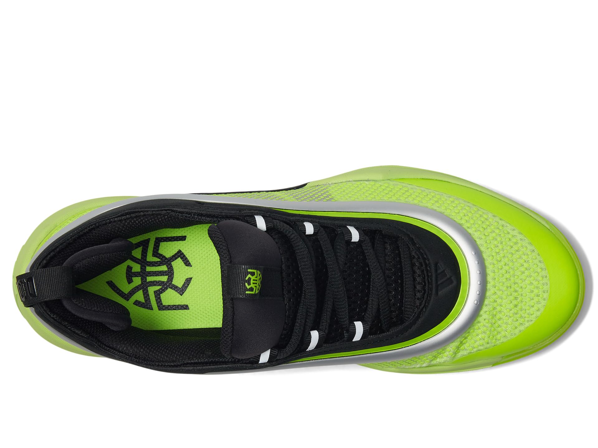 Кроссовки Unisex adidas D.O.N. Issue 6 Basketball Shoes, цвет Lucid Lemon/Black/Silver Metallic — фото 2