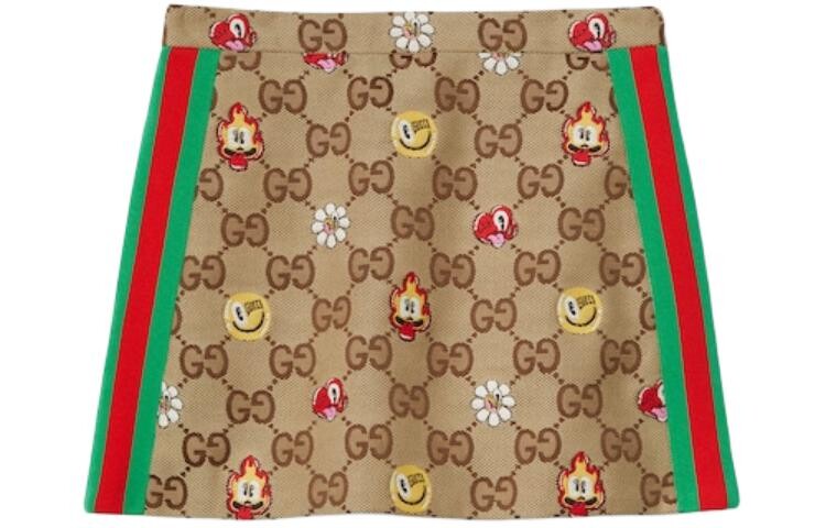 

Повседневная юбка женская верблюжья Gucci