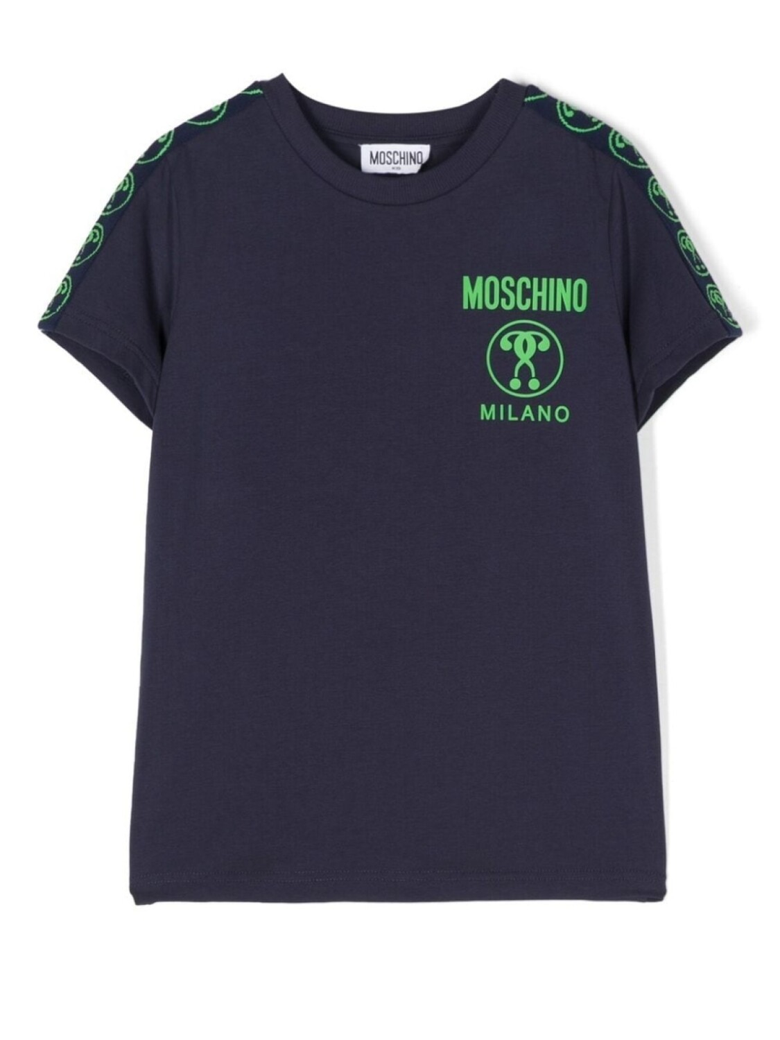 

Moschino Kids футболка с логотипом, синий