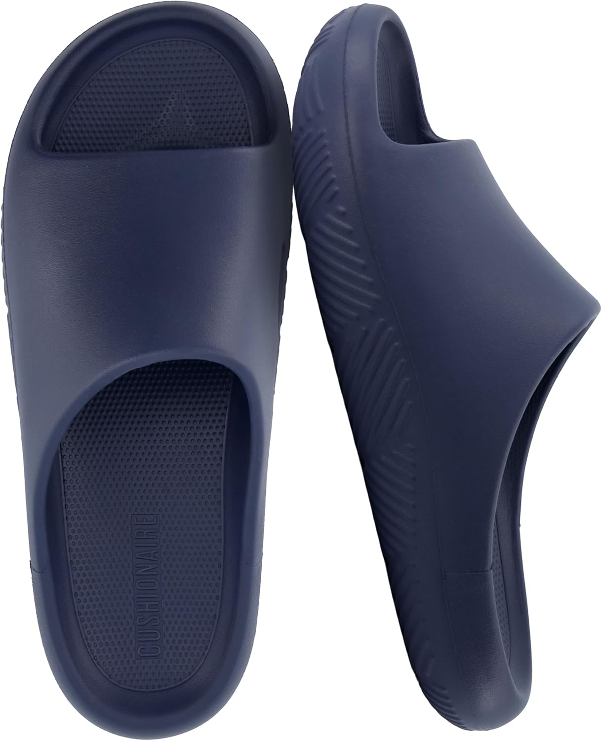 

Мужские сандалии CUSHIONAIRE Galaxy Cloud, мягкие водонепроницаемые восстановительные сандалии с формованной стелькой и противоскользящей подошвой, темно-синий