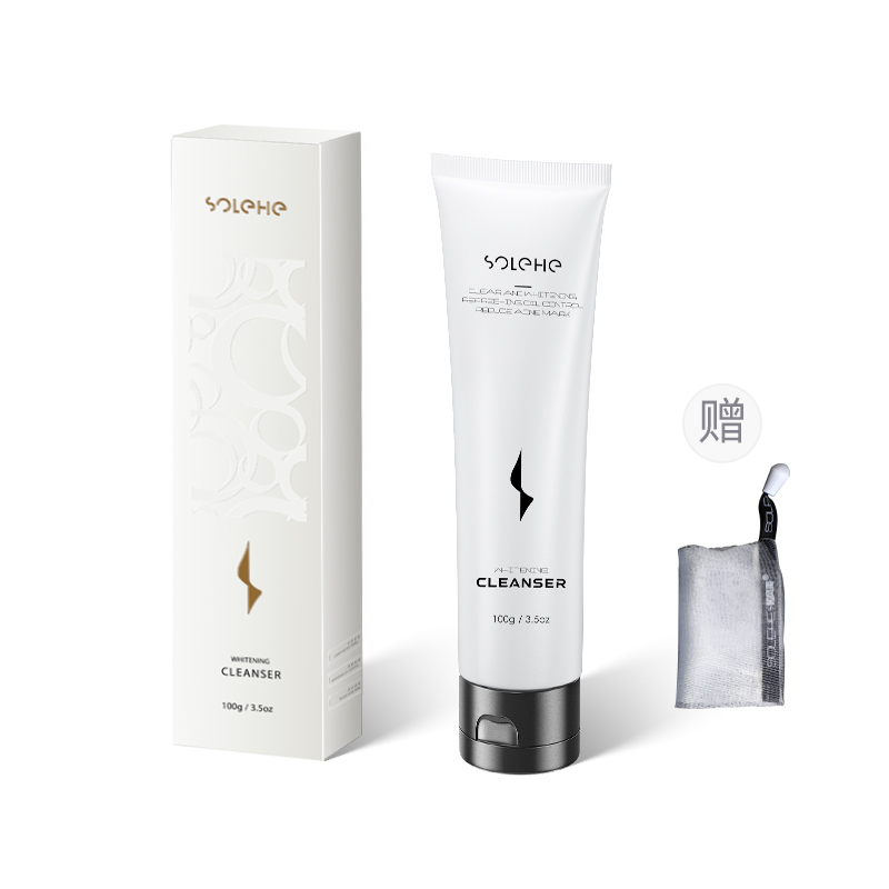

SOLEHE HEFENGYU отбеливающее восстанавливающее очищающее молочко для борьбы с акне увлажняющее средство для контроля жира 100г/100г*2