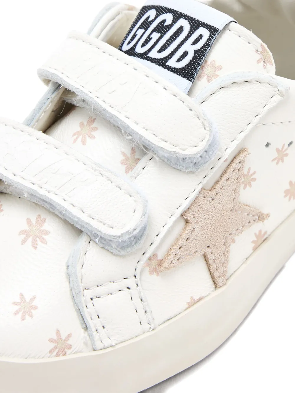 Кеды Super Star с цветочным принтом Golden Goose Kids, белый — фото 4