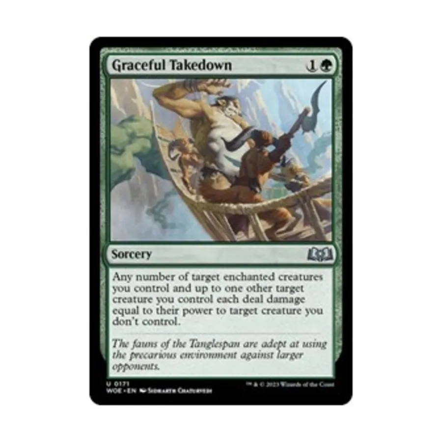 

CCG Грациозный бросок (U), MTG - Wilds of Eldraine