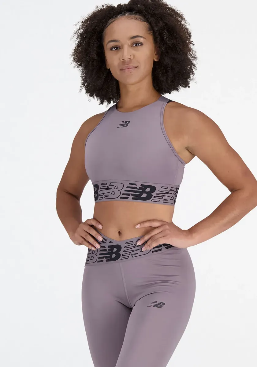 

Спортивный бюстгальтер New Balance, цвет Zinc (069)