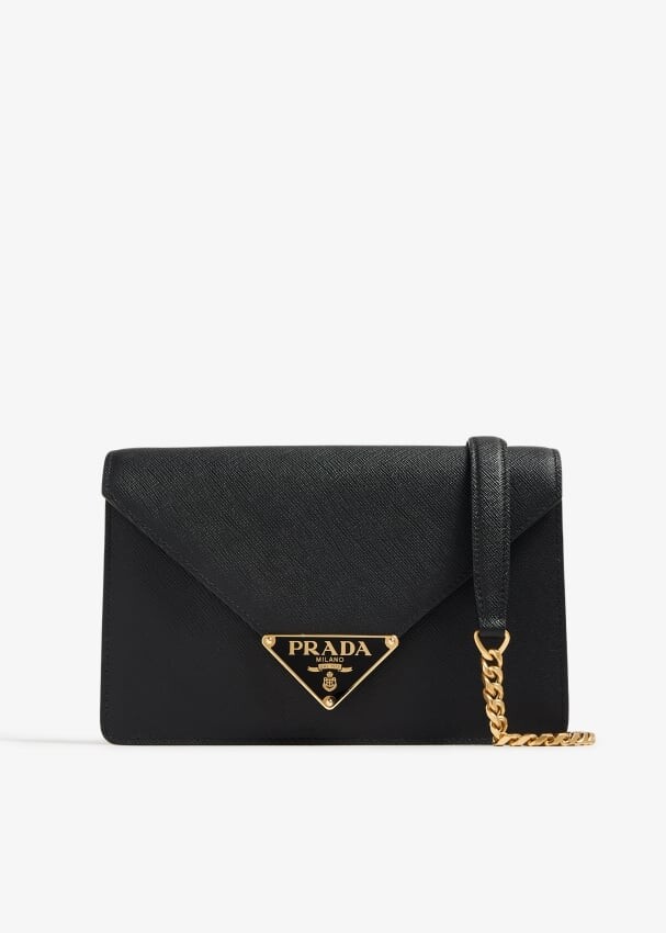 

Сумка через плечо Prada Saffiano Leather, черный