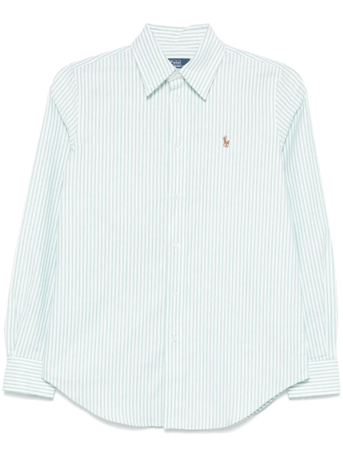 

Полосатая рубашка Polo Ralph Lauren, зеленый