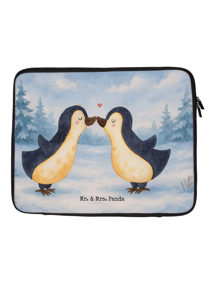 

Mr. & Mrs. Panda Сумка для ноутбука с рисунком пингвина, без слогана, белого цвета
