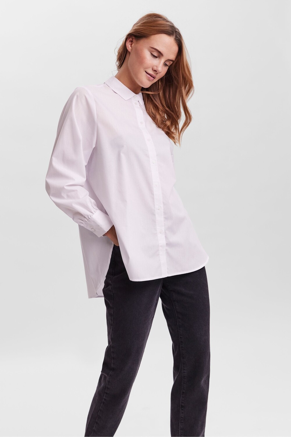 

Рубашка свободного кроя Vero Moda, белый