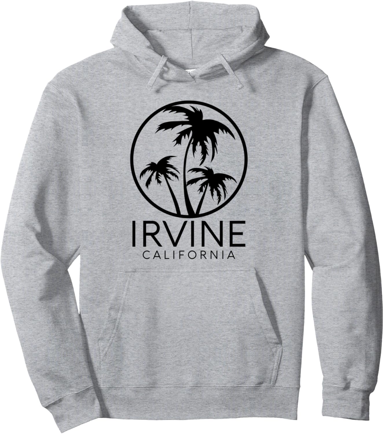 

Худи Irvine Orange County California Anaheim Retro Beach 949 Cali Retro Tees, серый